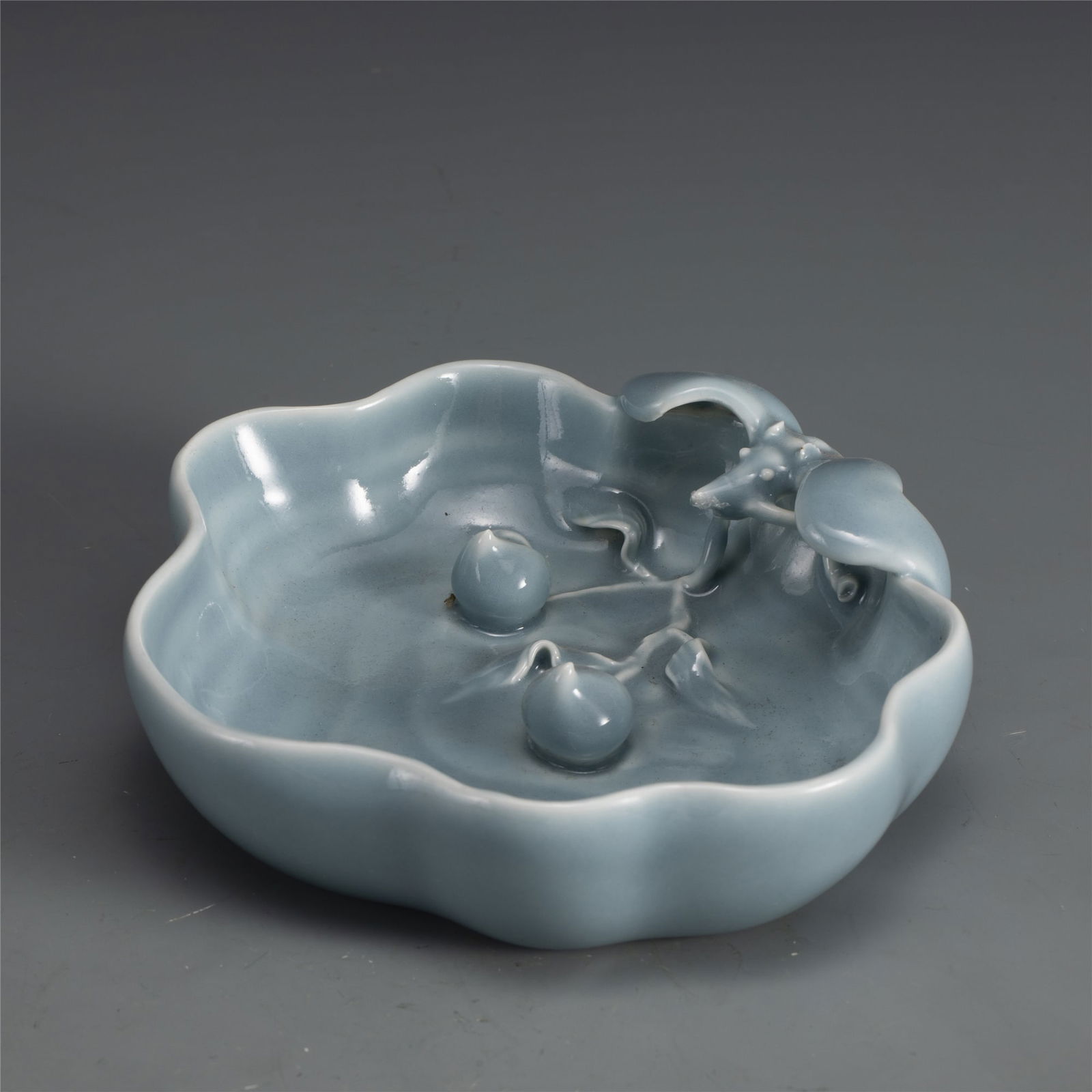 QING QIANLONG CELADON GLAZE WASHER (1 of 6)