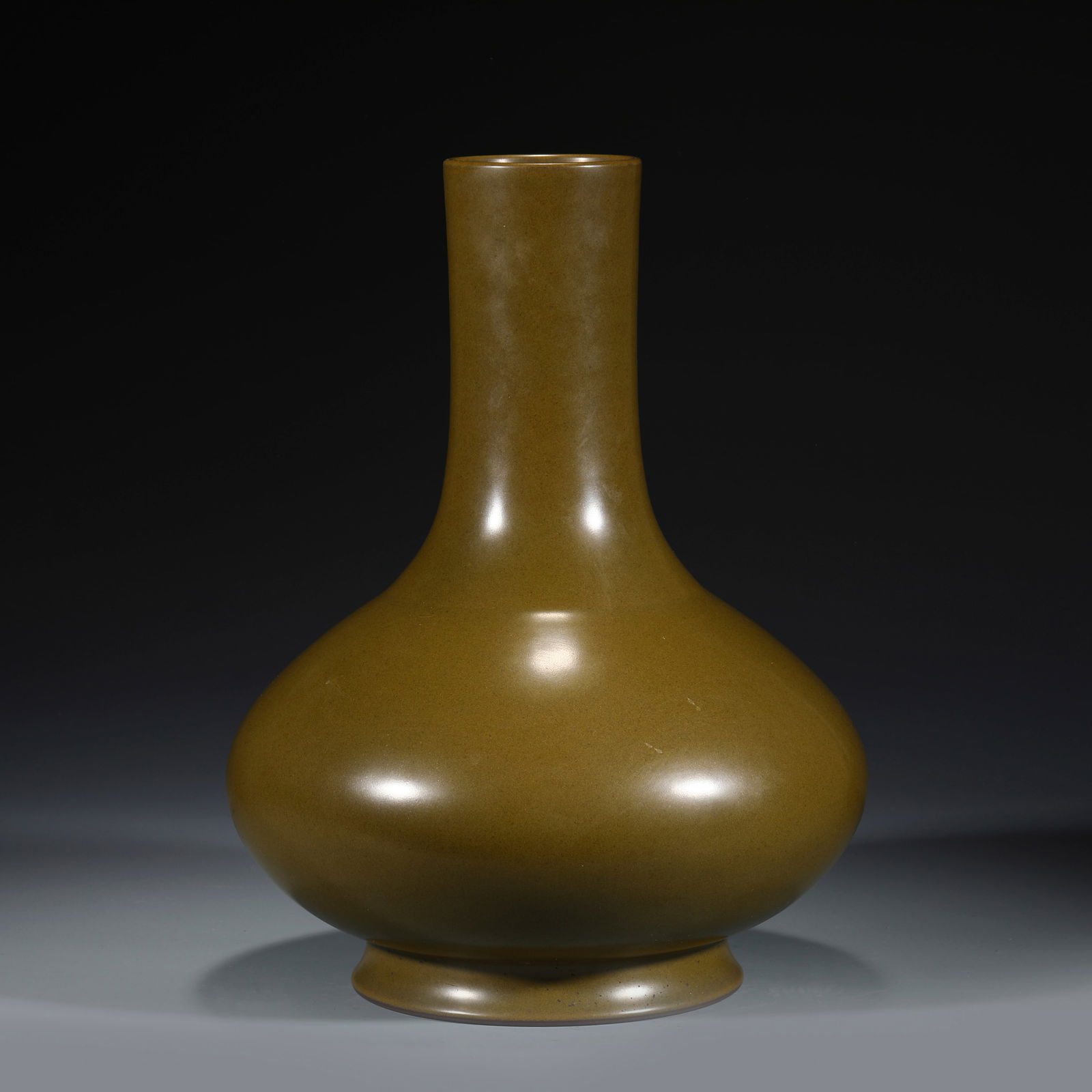 QING DAOGUANG TEA DUST GLAZED BOTTLE (1 of 8)
