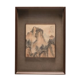 PURU LANDSCAPE FRAMED PAINTING