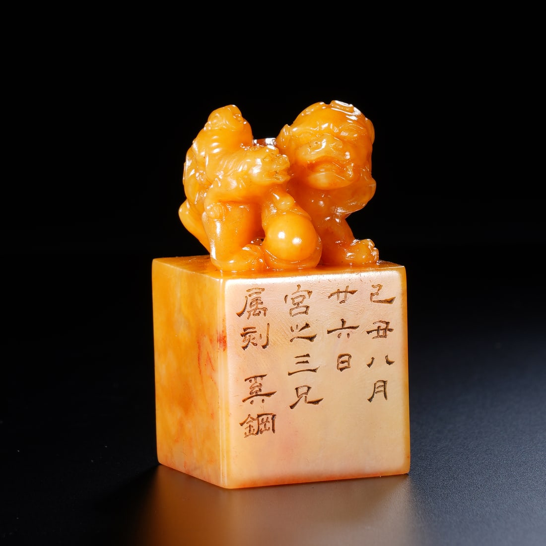 CHINESE TIANHUANG STONE LION SEAL (1 of 8)