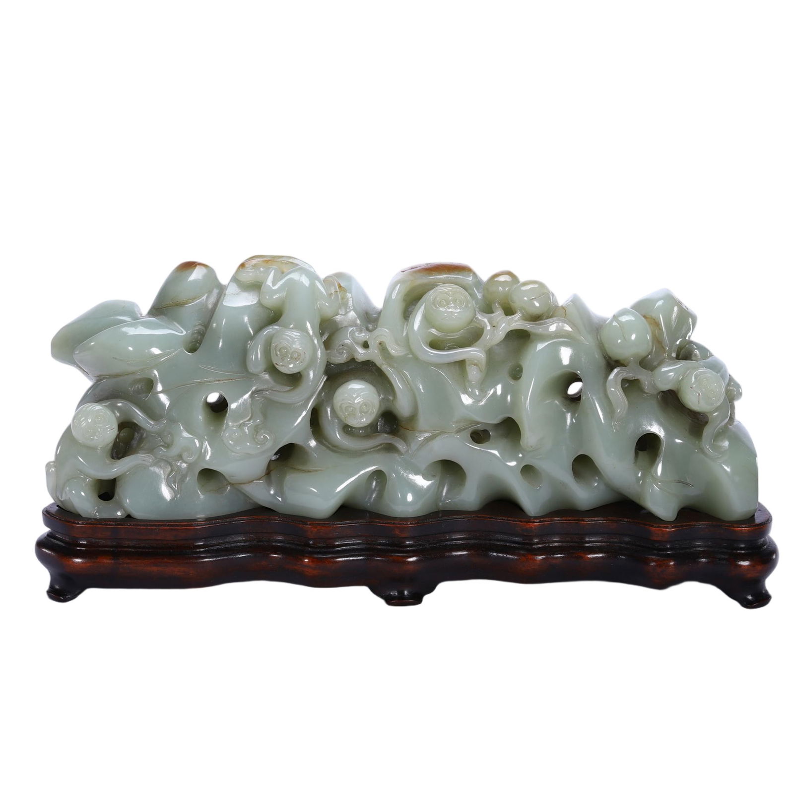 CHINESE HETIAN JADE MOUNTAIN ORNAMENT (1 of 9)
