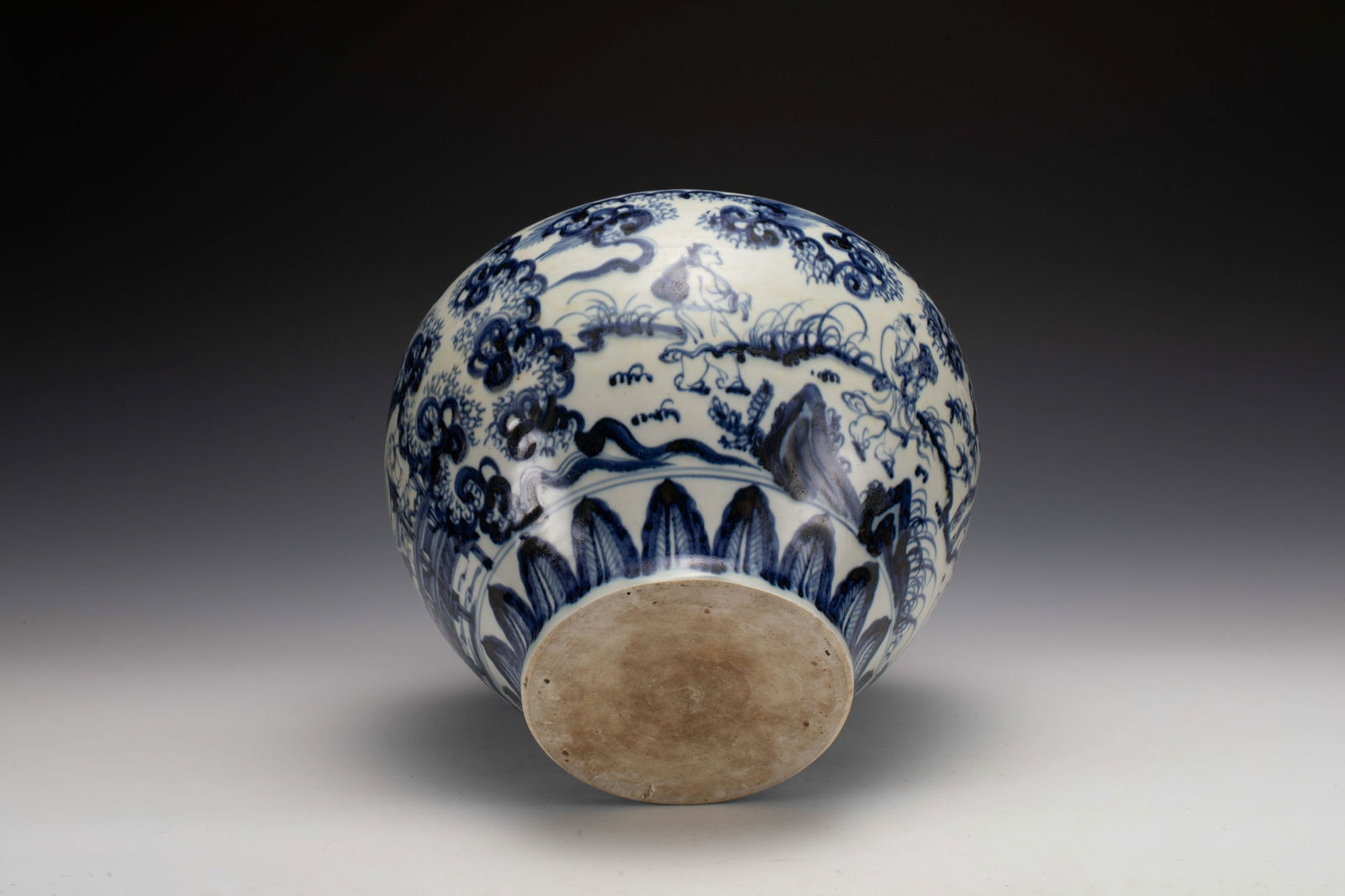 MING BLUE & WHITE JAR - 2