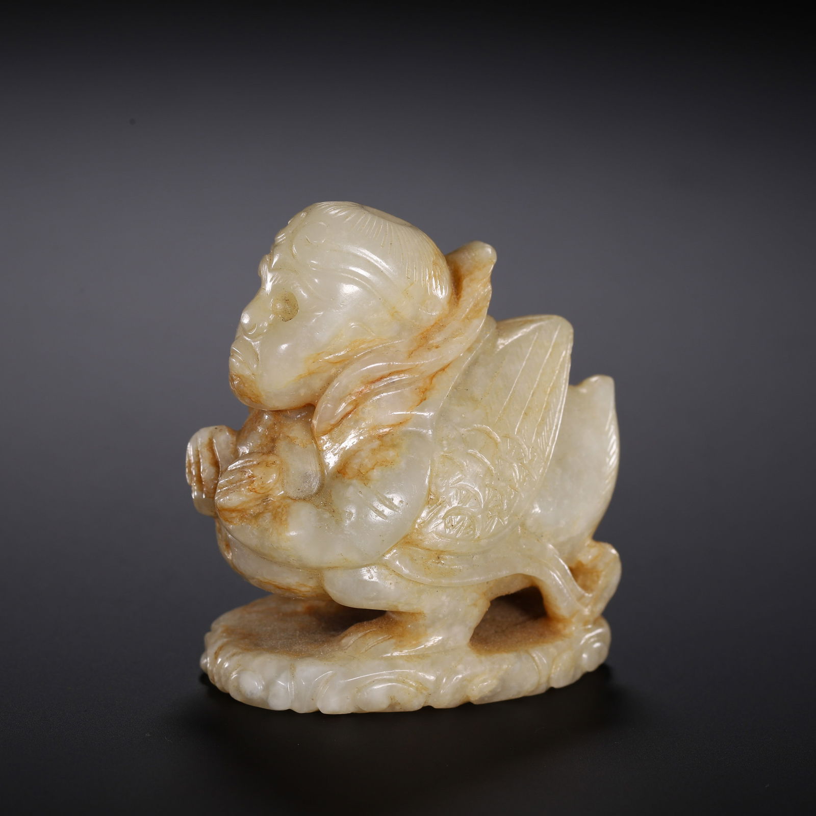 CHINESE HETIAN JADE CENSER FINIAL (1 of 9)