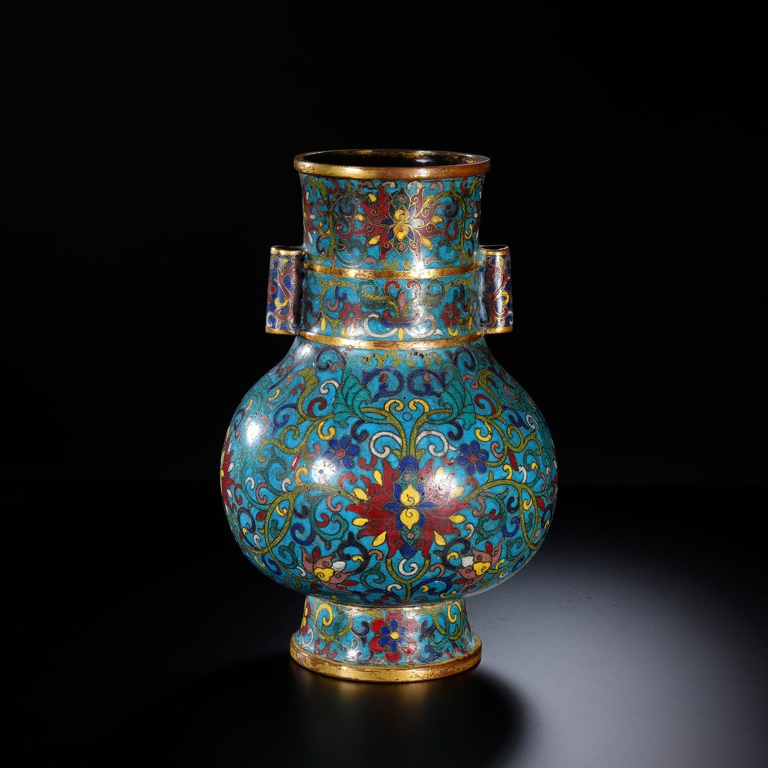 CHINESE CLOISONN? FLOWER ARROW VASE (1 of 8)