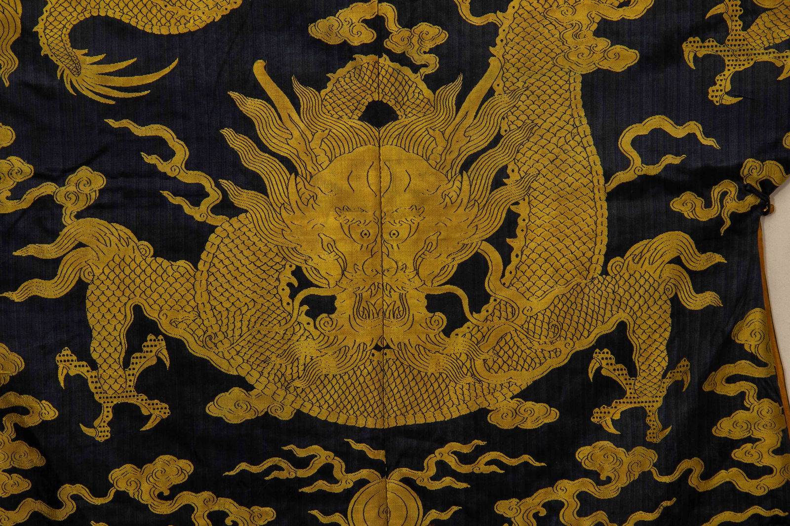 CHINESE YUNJIN BROCADE DRAGON ROBE - 15