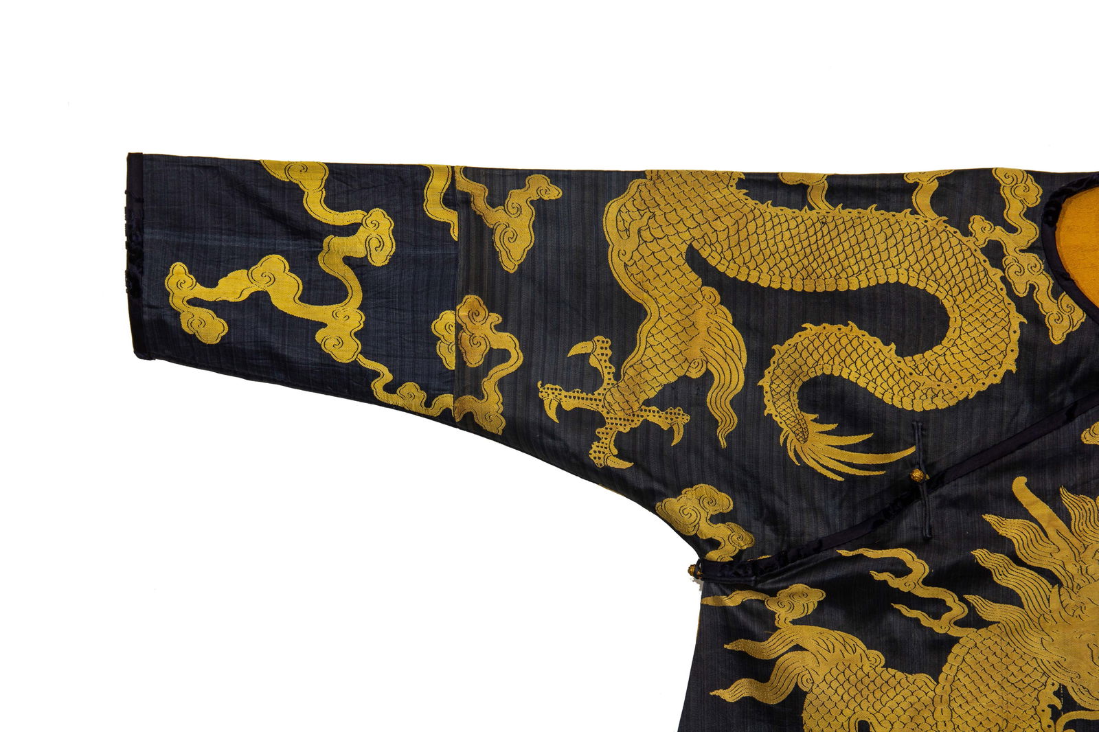 CHINESE YUNJIN BROCADE DRAGON ROBE - 3