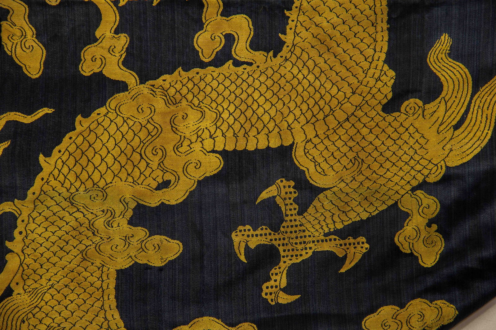 CHINESE YUNJIN BROCADE DRAGON ROBE - 9