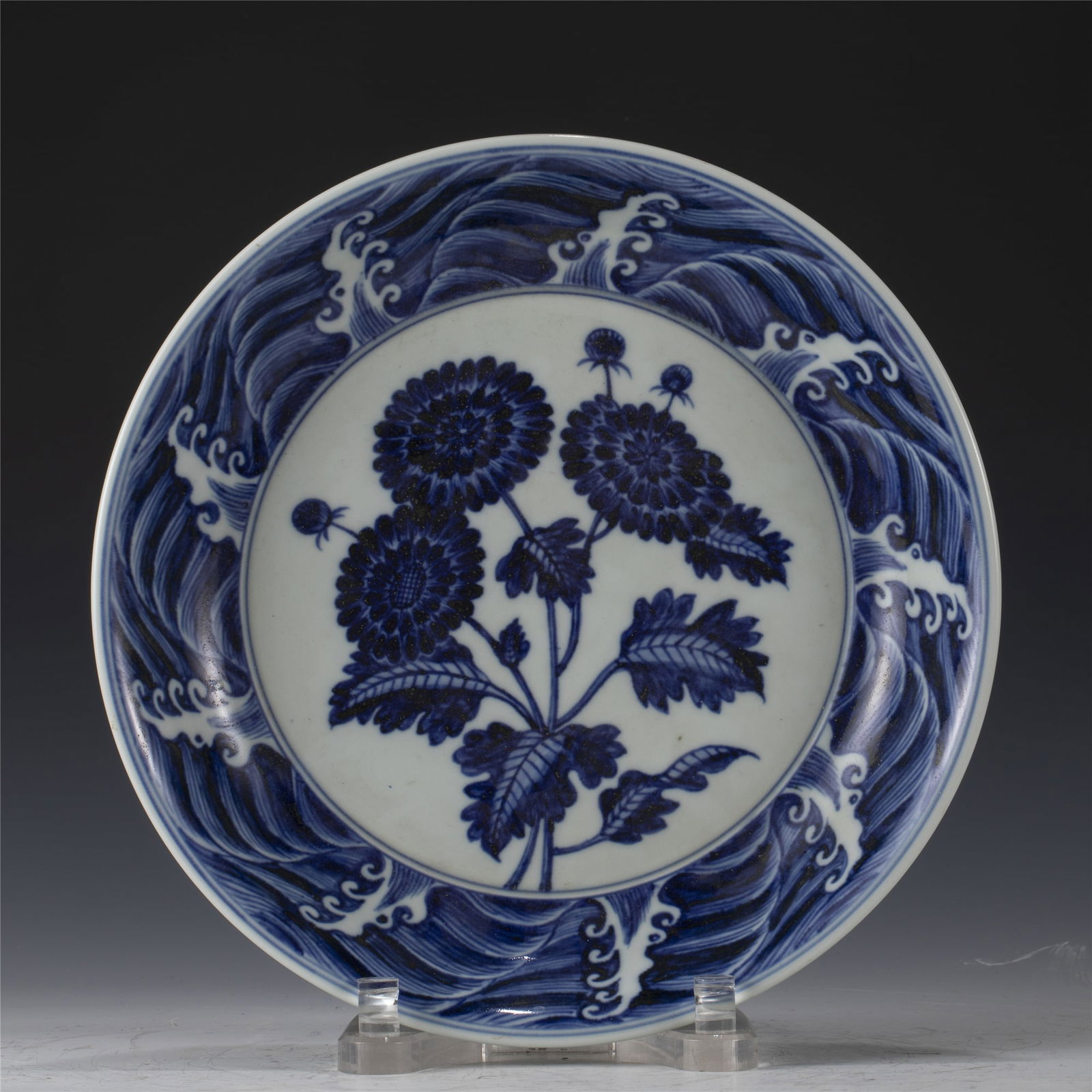 MING XUANDE BLUE & WHITE PLATE (1 of 12)