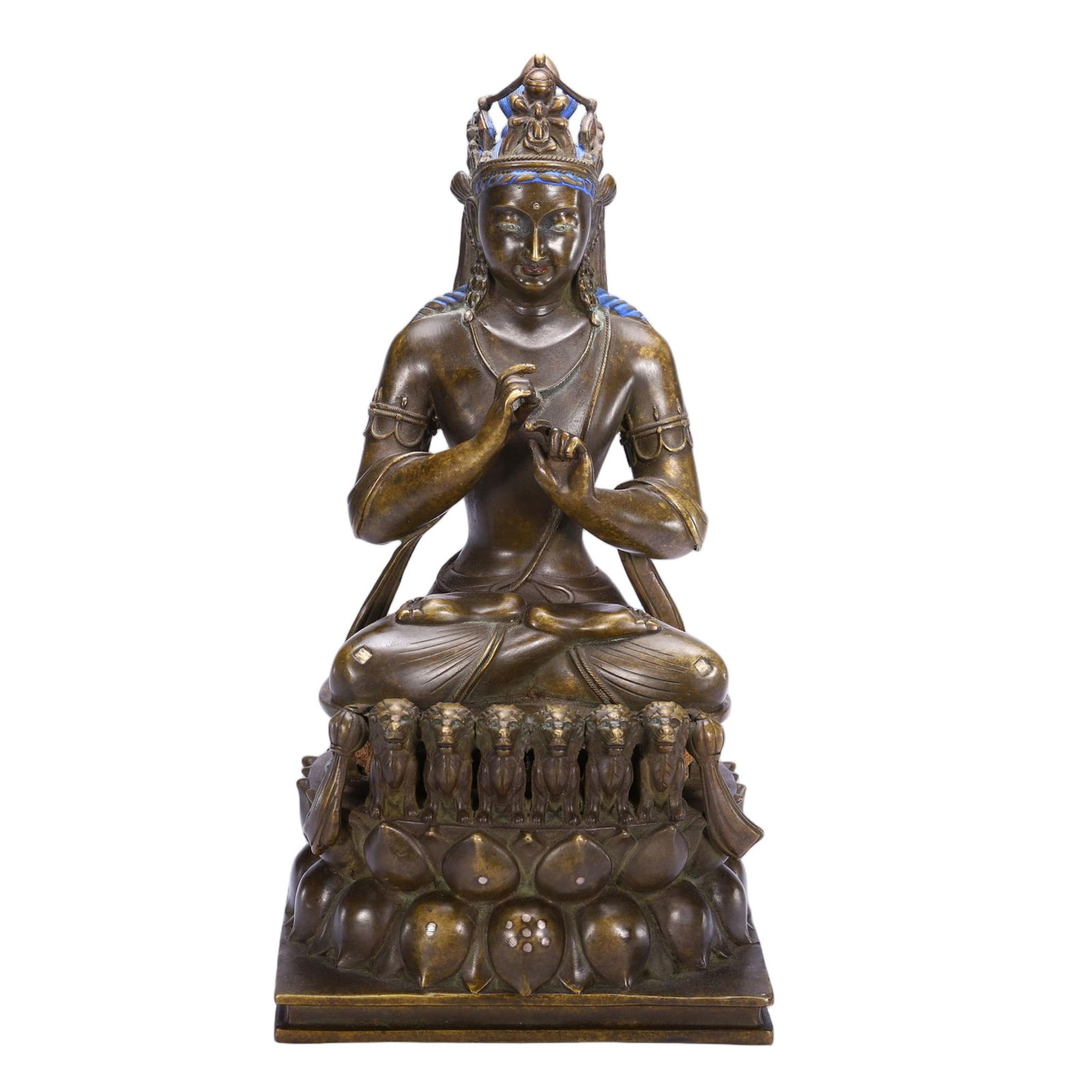 CHINESE BRONZE VAIROCANA BUDDHA (1 of 9)