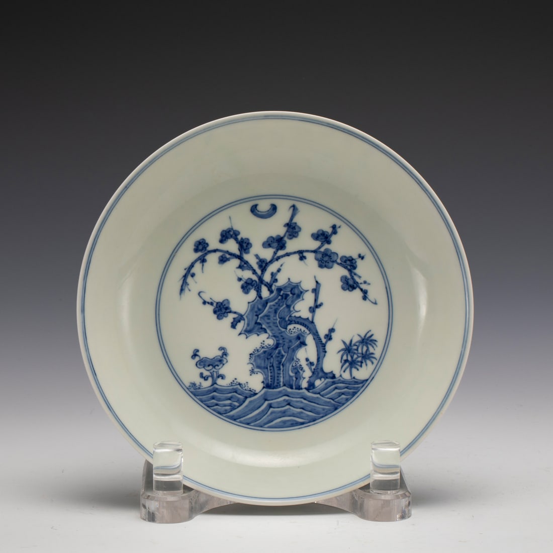 MING CHENGHUA BLUE & WHITE PLATE (1 of 7)