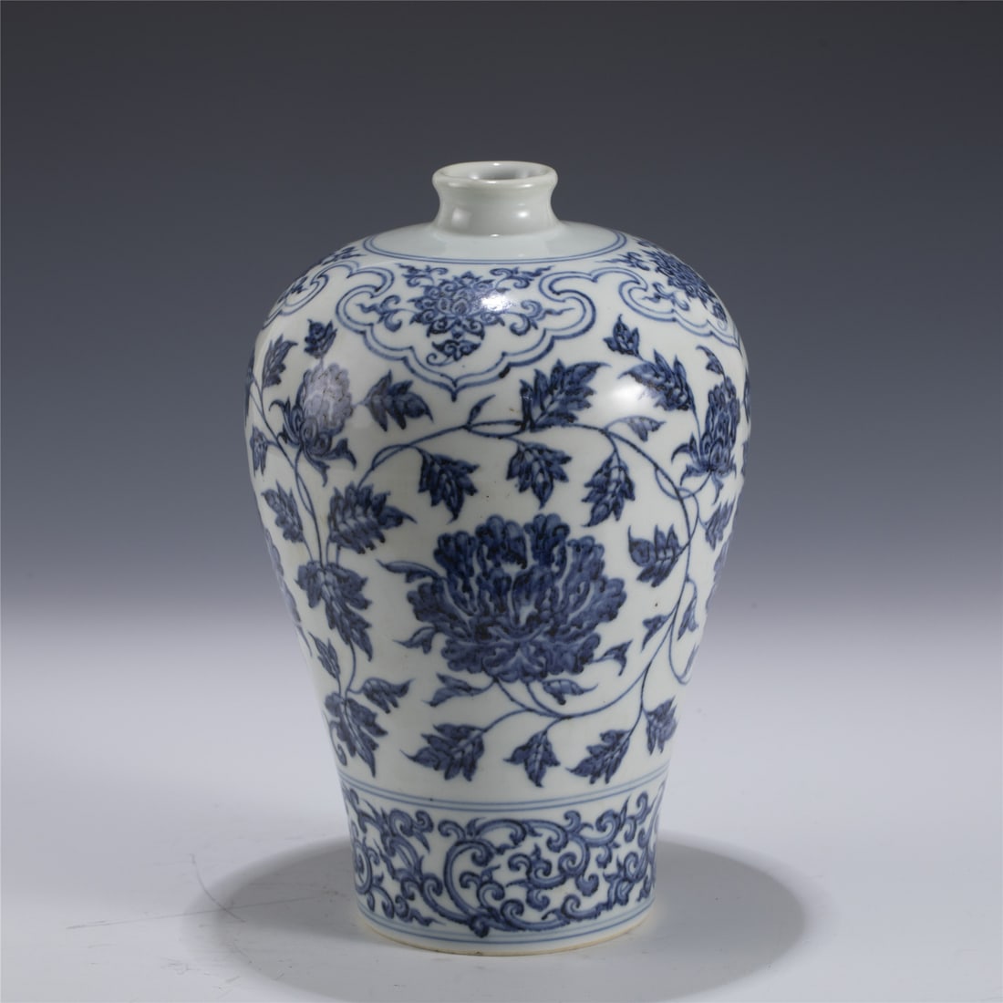 MING BLUE & WHITE PLUM VASE (1 of 7)