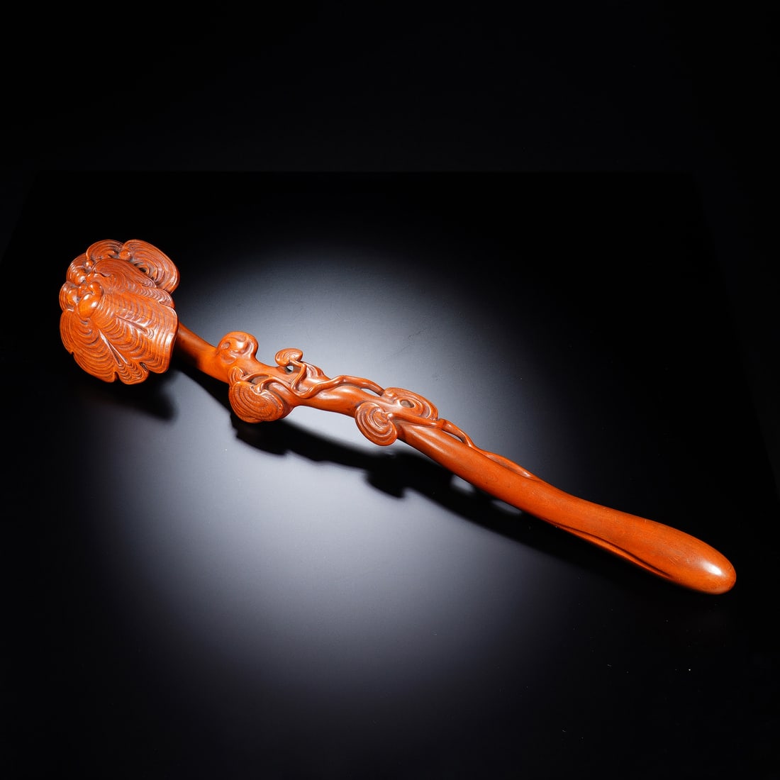 A CHINESE BOXWOOD RUYI SCEPTER (1 of 8)