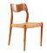Niels Otto Moller (1920-1982) 4 teak chairs with wicker - 2