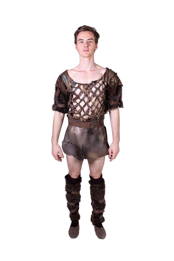 Costume 'Papageno' from the ballet Papageno / Pagagena: Costume 'Papageno'. Costume from the ballet Papageno / Pagagena, choreography Wayne Eagling. Costume design: Toer van Schaijk, worn by dancer John Sandurski, size M