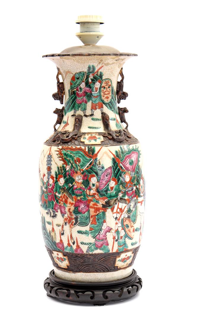 Cantonese porcelain table lamp (1 of 1)