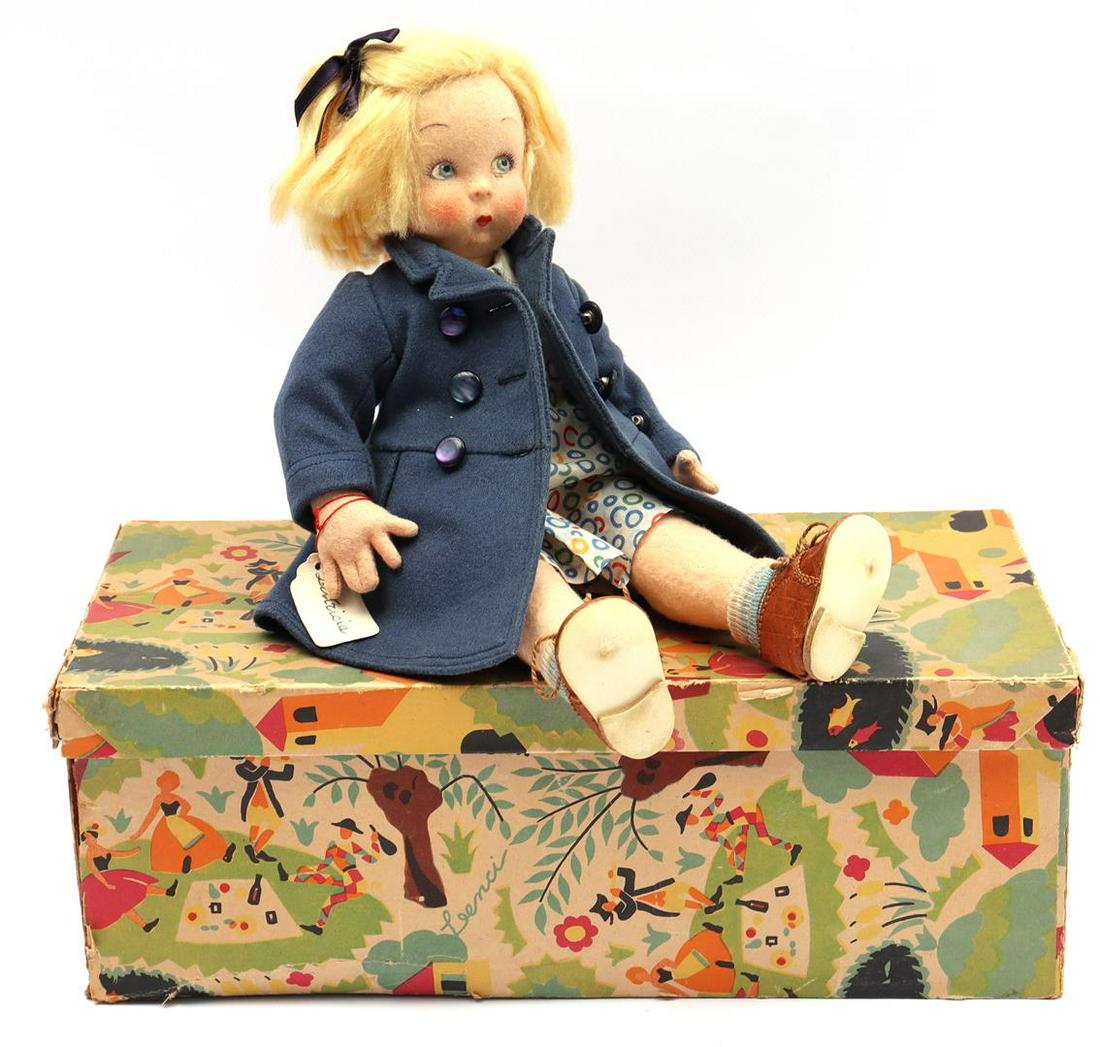 Lenci felt doll in original box (1 of 2)