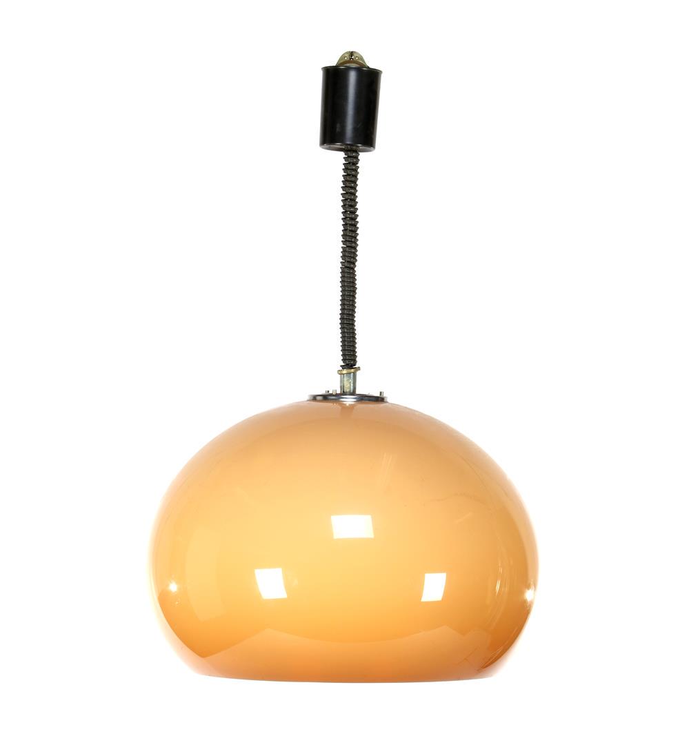 1960s adjustable plastic hanging lamp (1 of 1)