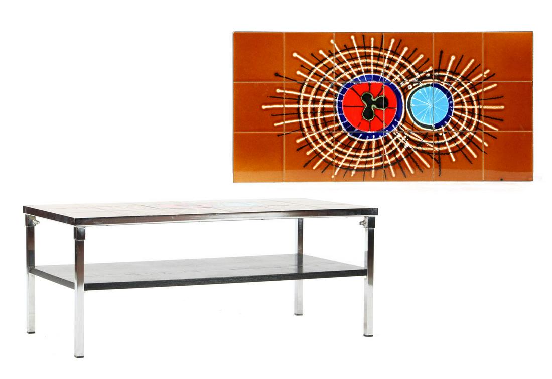 1970s rectangular coffee table (1 of 2)