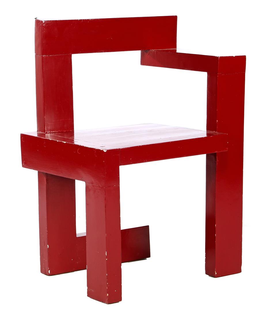 Wooden painted chair (1 of 5)