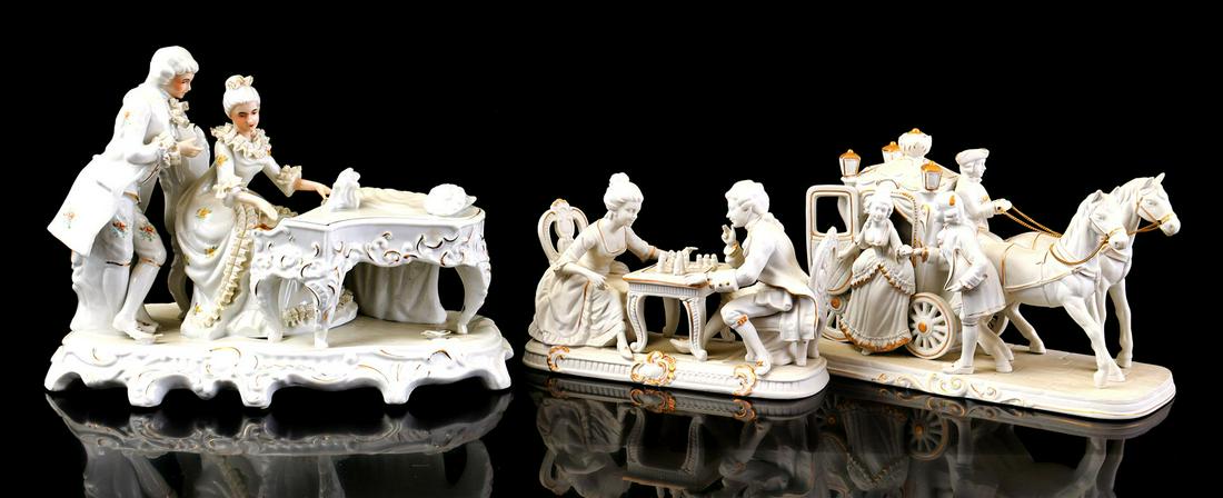 3 classic porcelain sculpture groups (1 of 1)