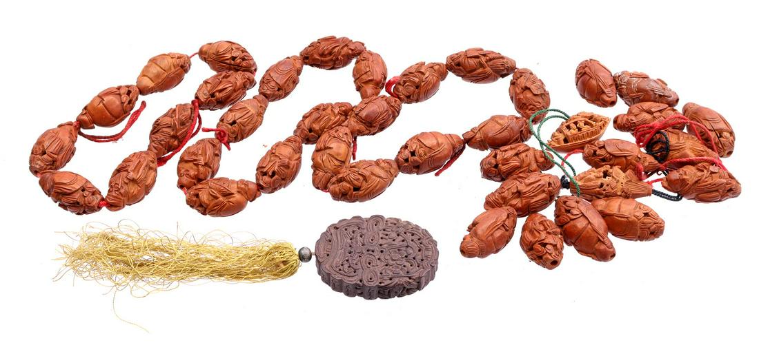 Asian wooden pierced bracelets (1 of 4)