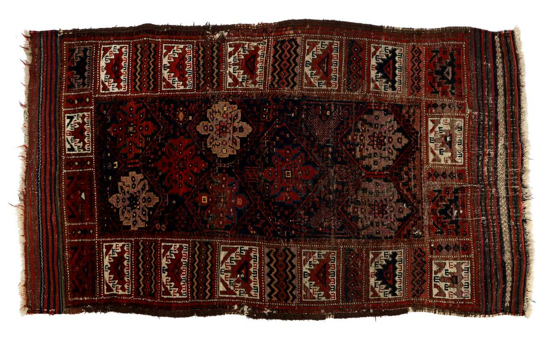 Hand-knotted oriental carpet, Belouch (1 of 3)