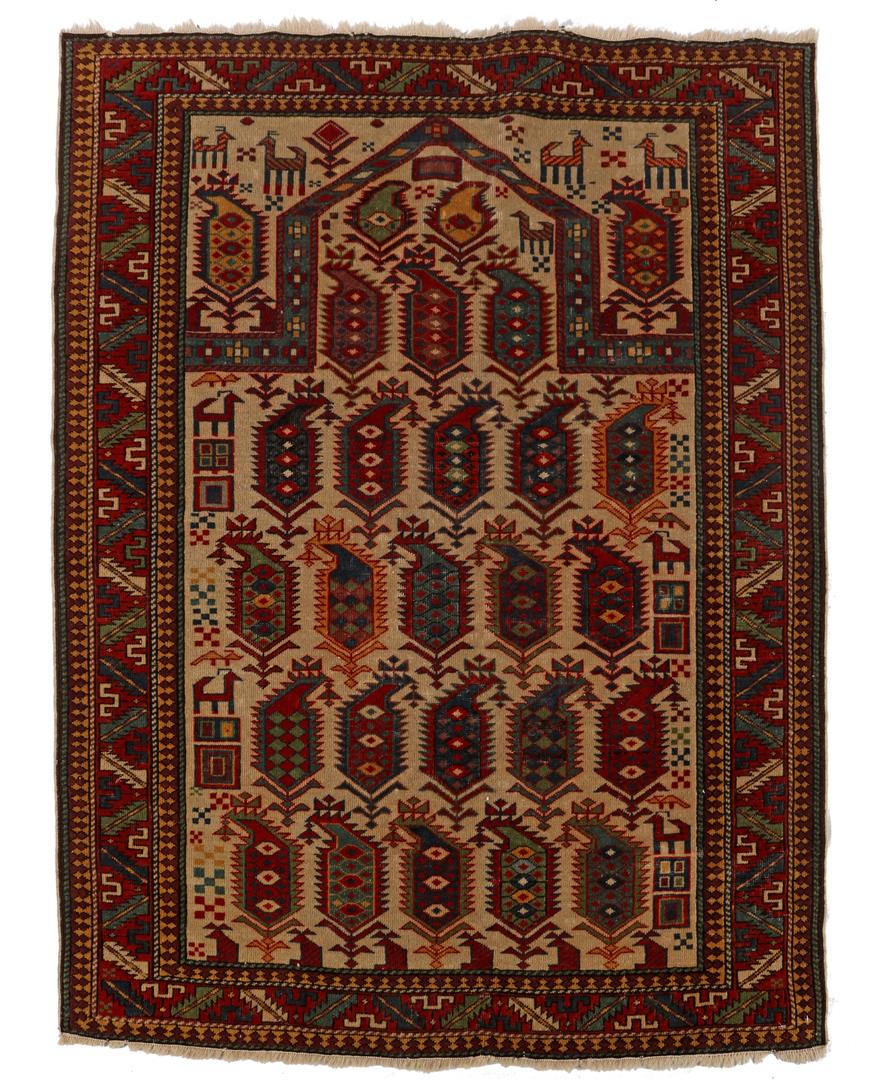 Hand-knotted oriental carpet, ca. 1900 (1 of 4)