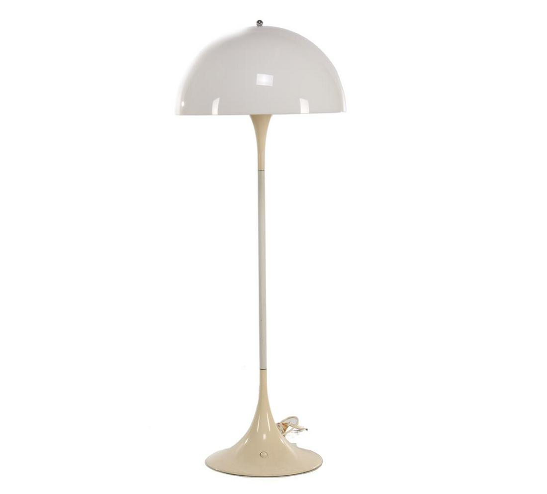 Verner Panton (1926-1998) Plastic floor lamp on trumpet (1 of 2)