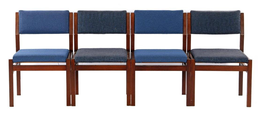 4 wenge dining room chairs design Cees Braakman (1 of 1)