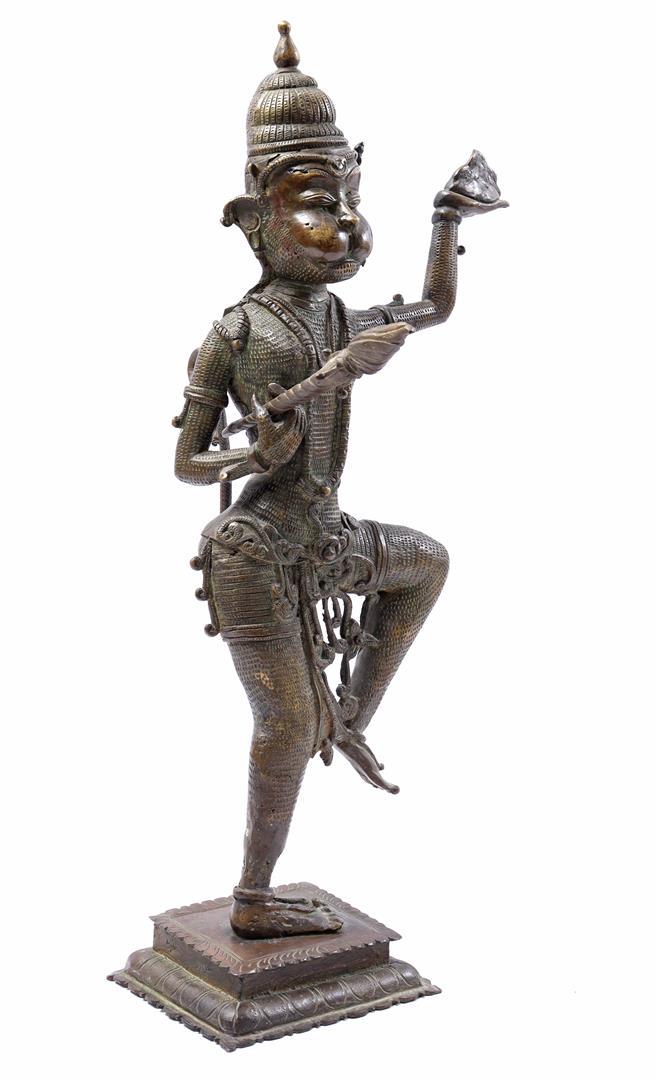 Bronze statue of Hanuman (1 of 2)
