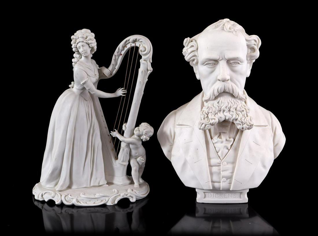 Biscuit porcelain statue (1 of 1)