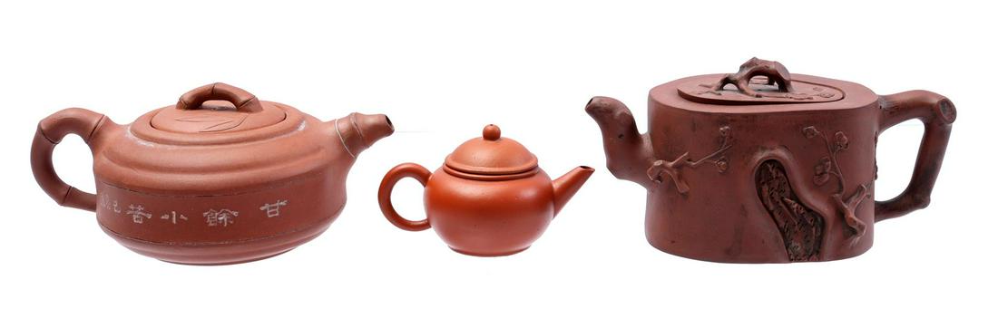 3 Yixing teapots (1 of 1)