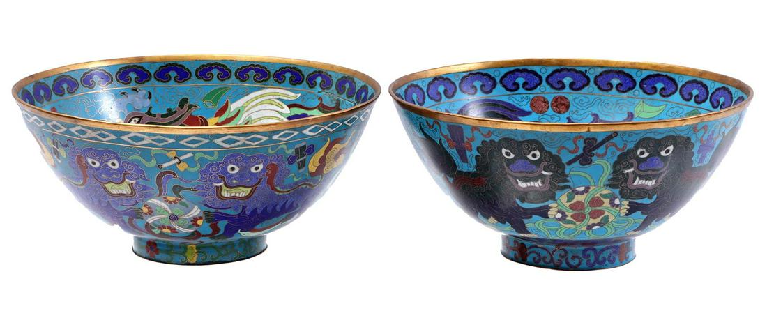 2 cloisonnÃ© dishes (1 of 4)