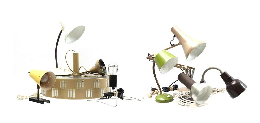 Lot mid-century lamps (1 of 1)