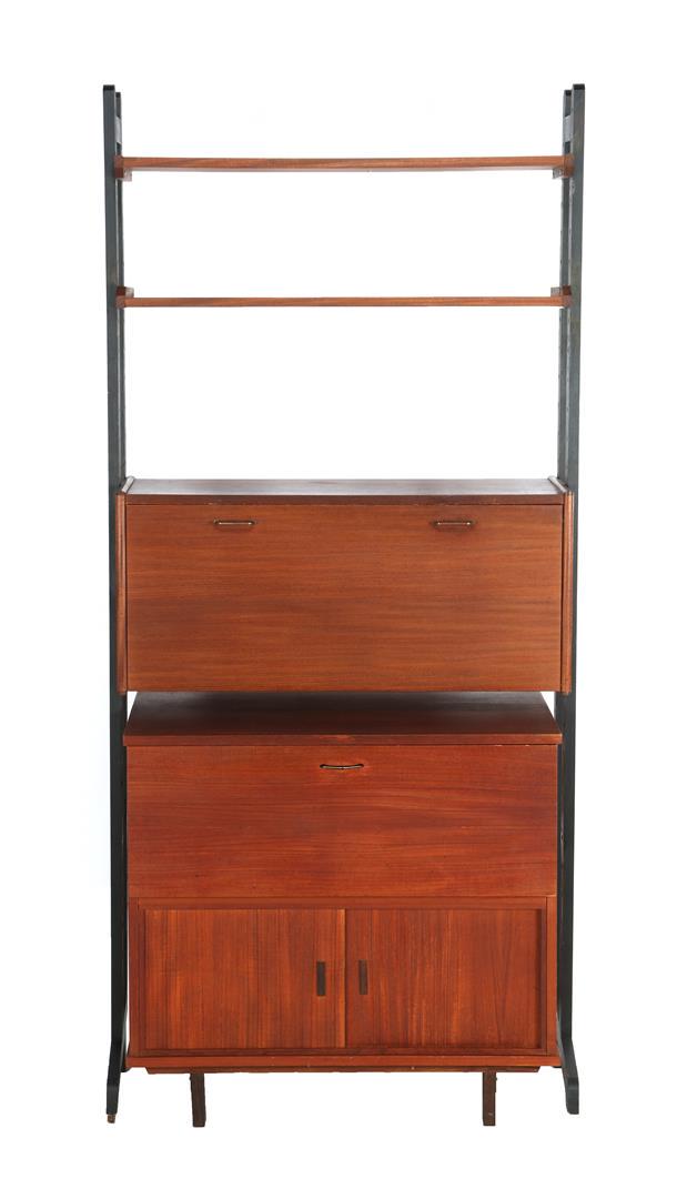 Teak veneer wall unit (1 of 2)