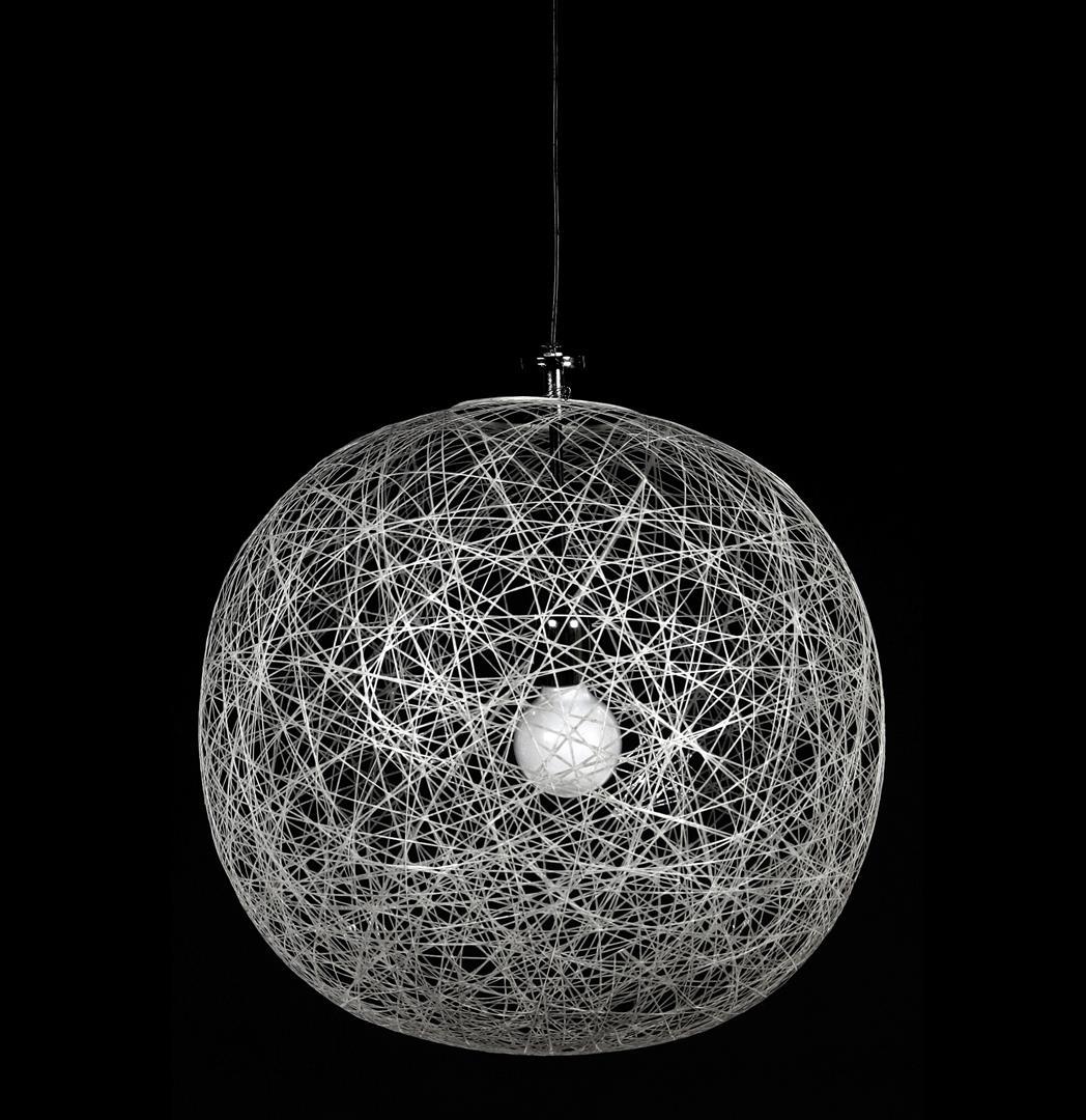 Bertjan Pot: Bertjan PotModern fiberglass hanging lamp, design Bertjan Pot for Moooi, model 'Random Light', Netherlands 21st century, 50 cm diameter
