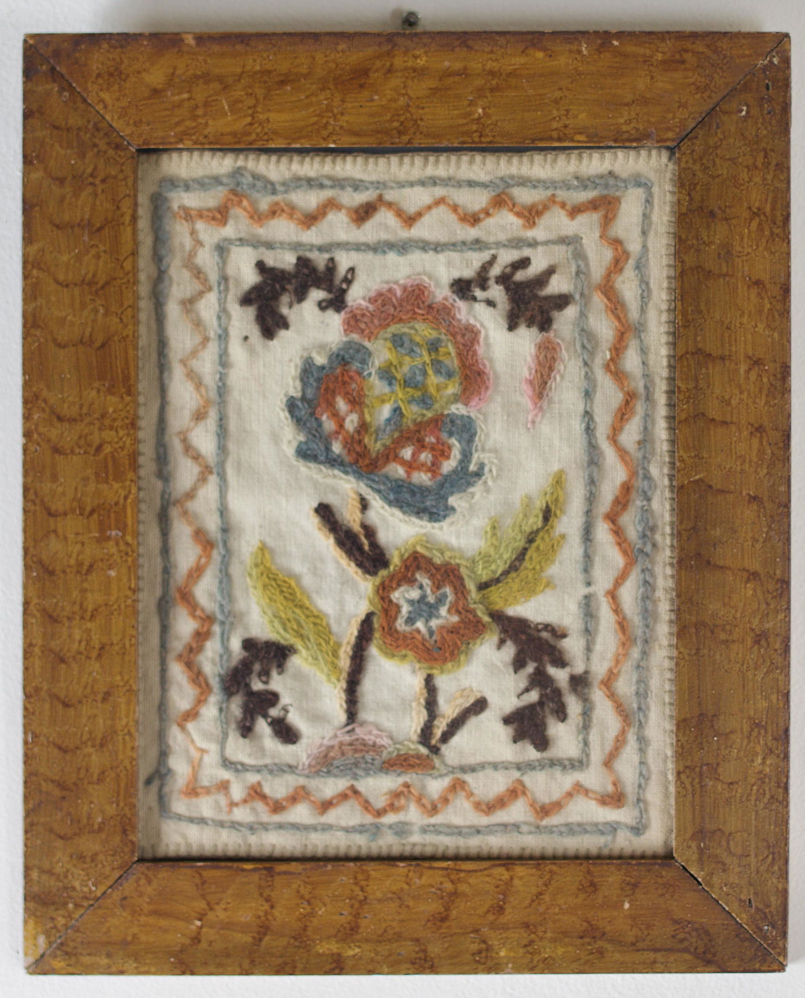 CREWEL SAMPLER. (1 of 3)