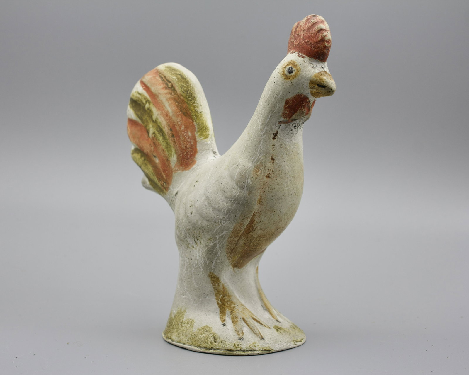 CHALKWARE ROOSTER. (1 of 4)