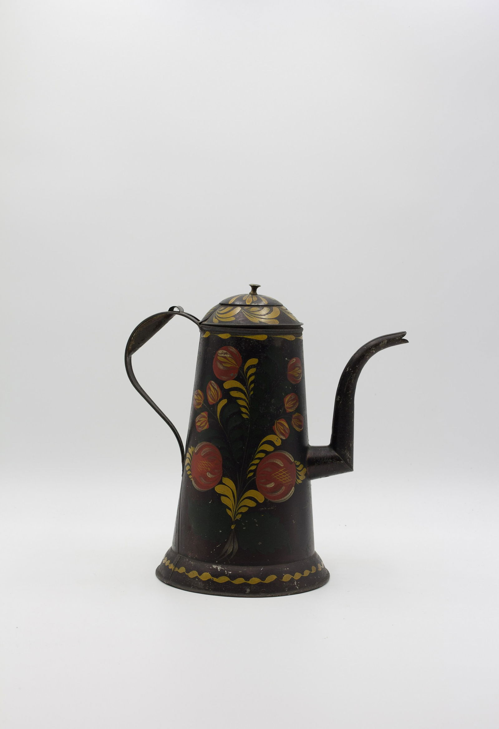 TOLE COFFEE POT. (1 of 8)