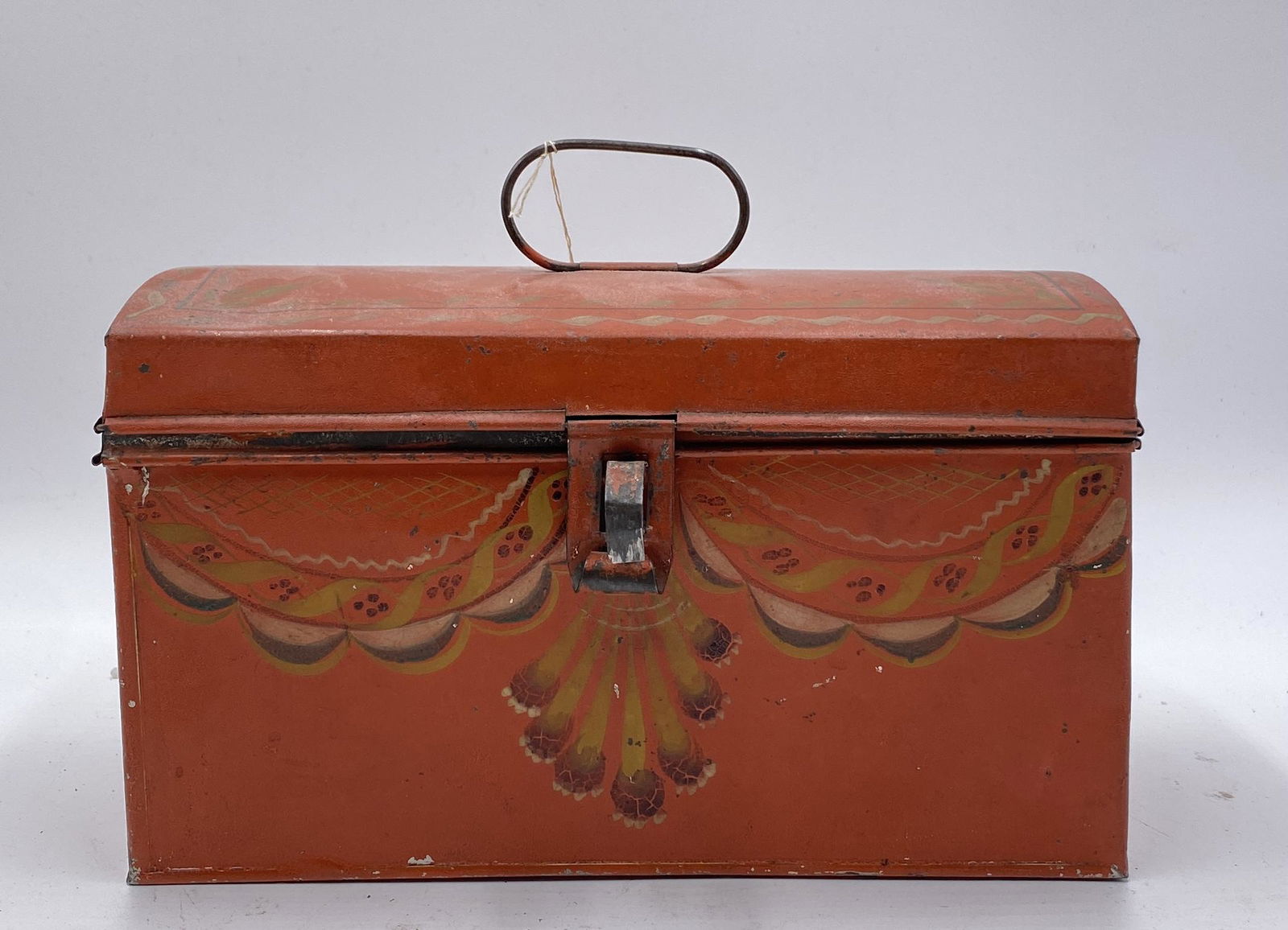 TOLE DEED BOX. (1 of 3)