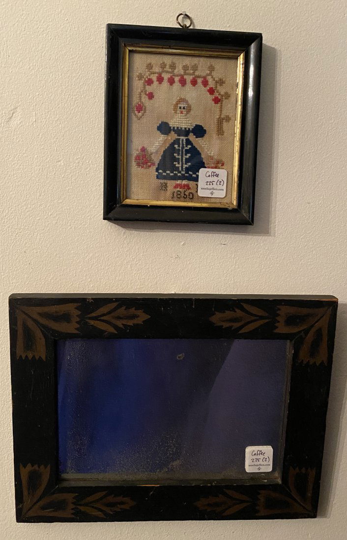 DECORATED FRAME AND MINI SAMPLER. (1 of 1)