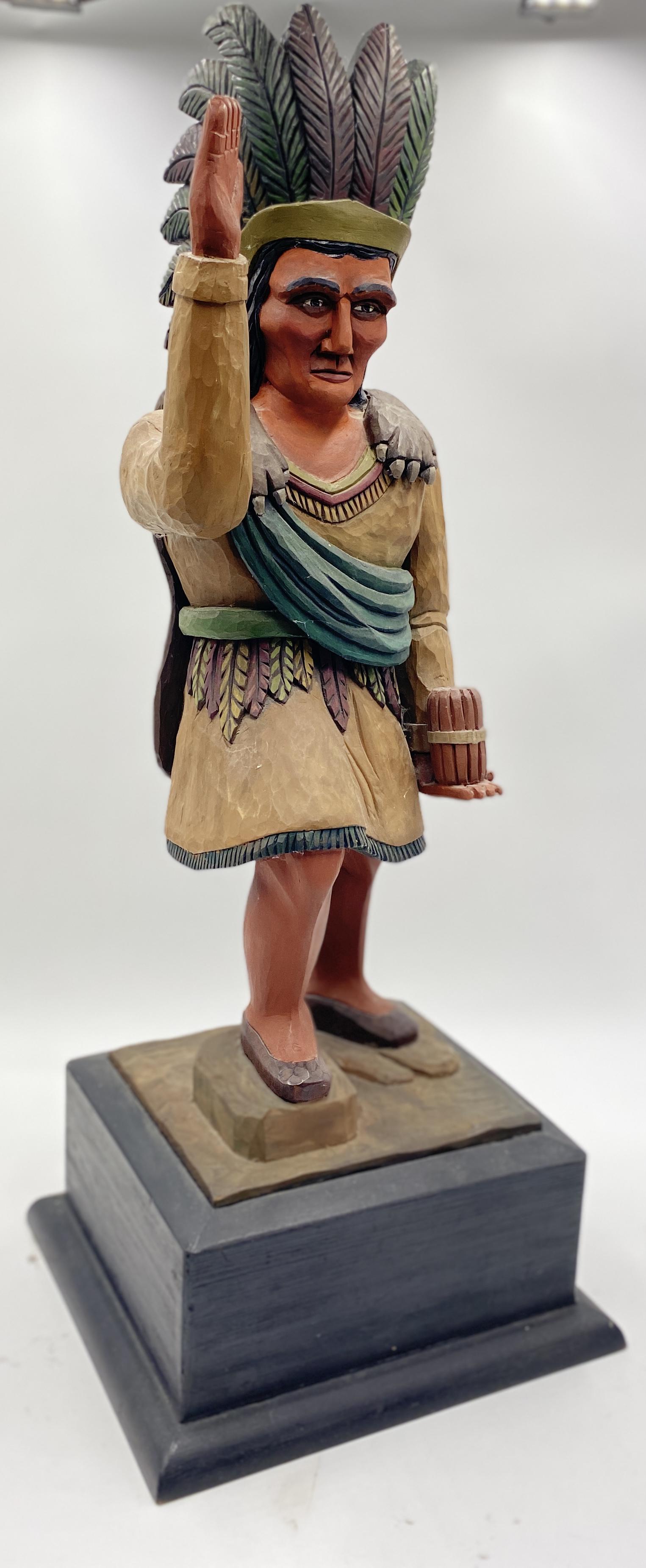 COUNTER TOP CIGAR STORE FIGURE. (1 of 3)