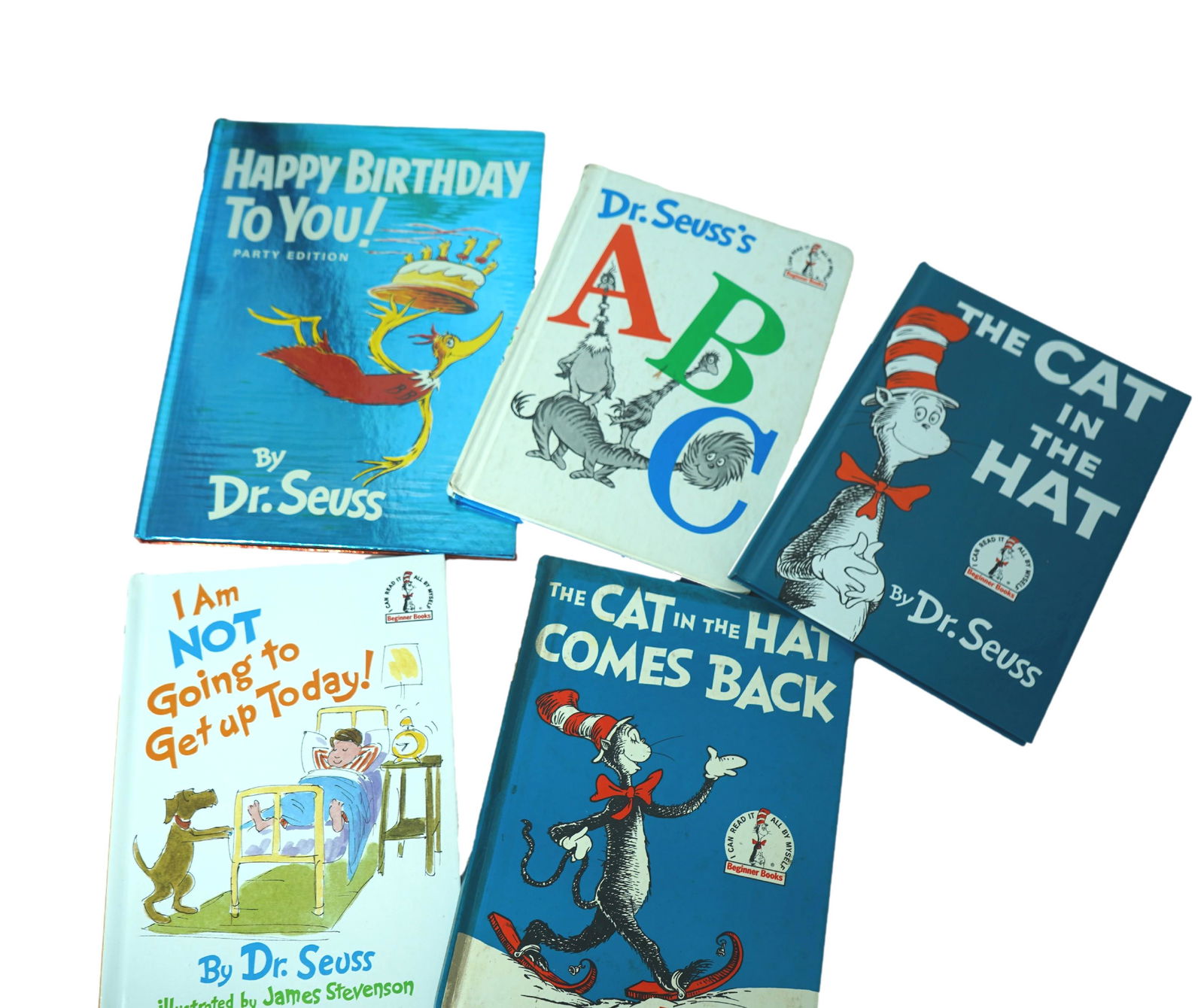Pub. 1987, Illustrated, Group of Dr. Suess books, Featuring, "Happy Birthday to You" by Dr Suess, (1 of 4)