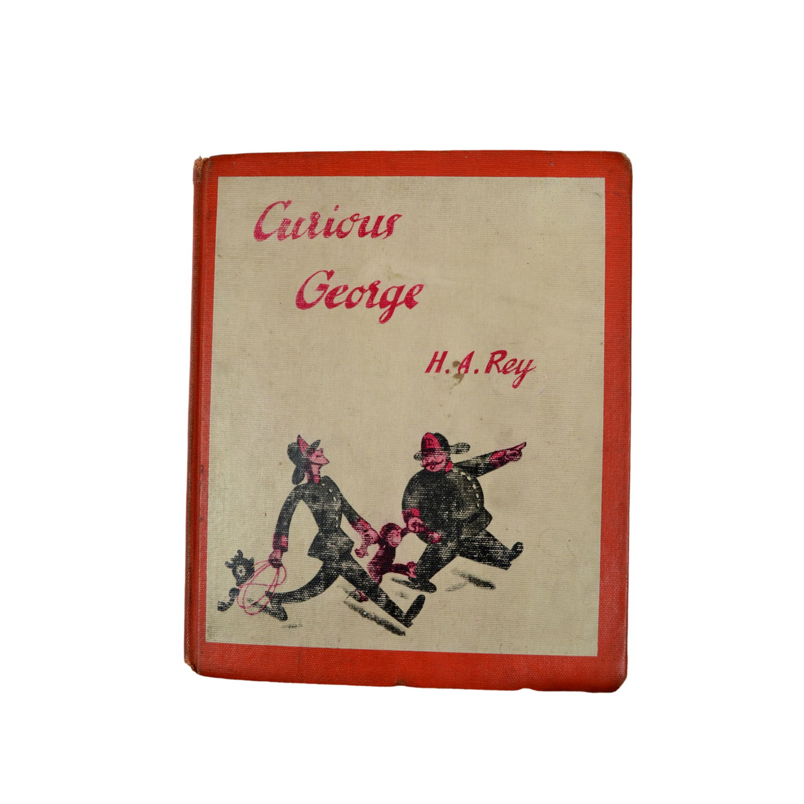 Pub. 1941, Illustrated, "Curious George" by H.A. Rey, Hardcover Book. (1 of 5)