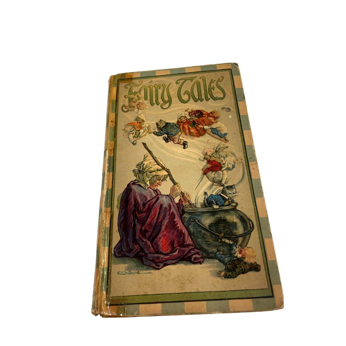 Pub. 1918, First Edition, Illustrated Plates, "Fairy Tales", Compiled by: Rose Allyn, Hardcover (1 of 5)