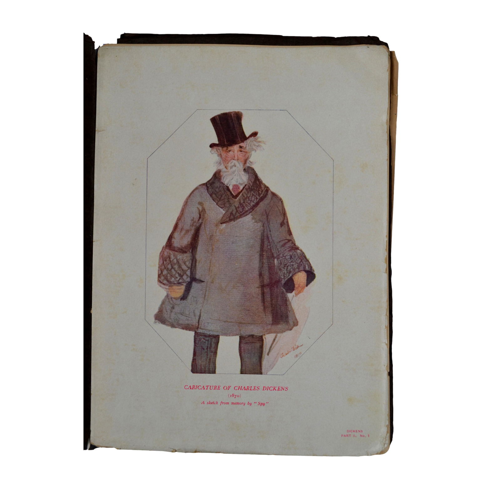 Pub. 1900, Illustated Folio Colour Plates, "Charles Dickens Rare Print Collection", Published by (1 of 6)