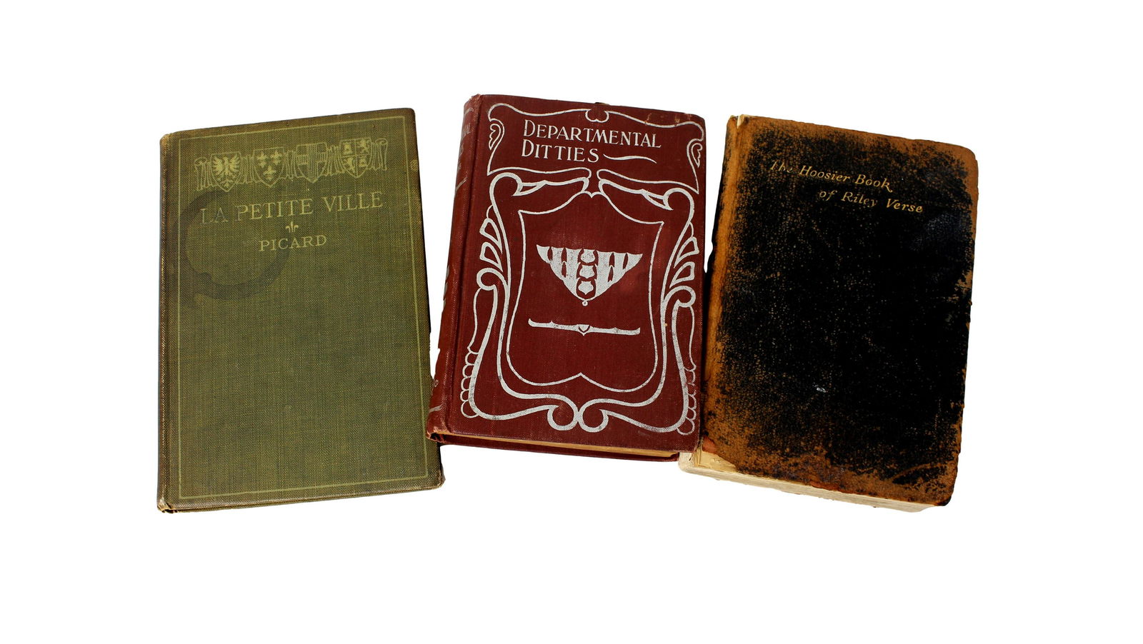 Pub. 1916, Early Edition, Illustrated, "The Hoosier Book of Riley Verse" by James Whitcomb Riley, (1 of 4)