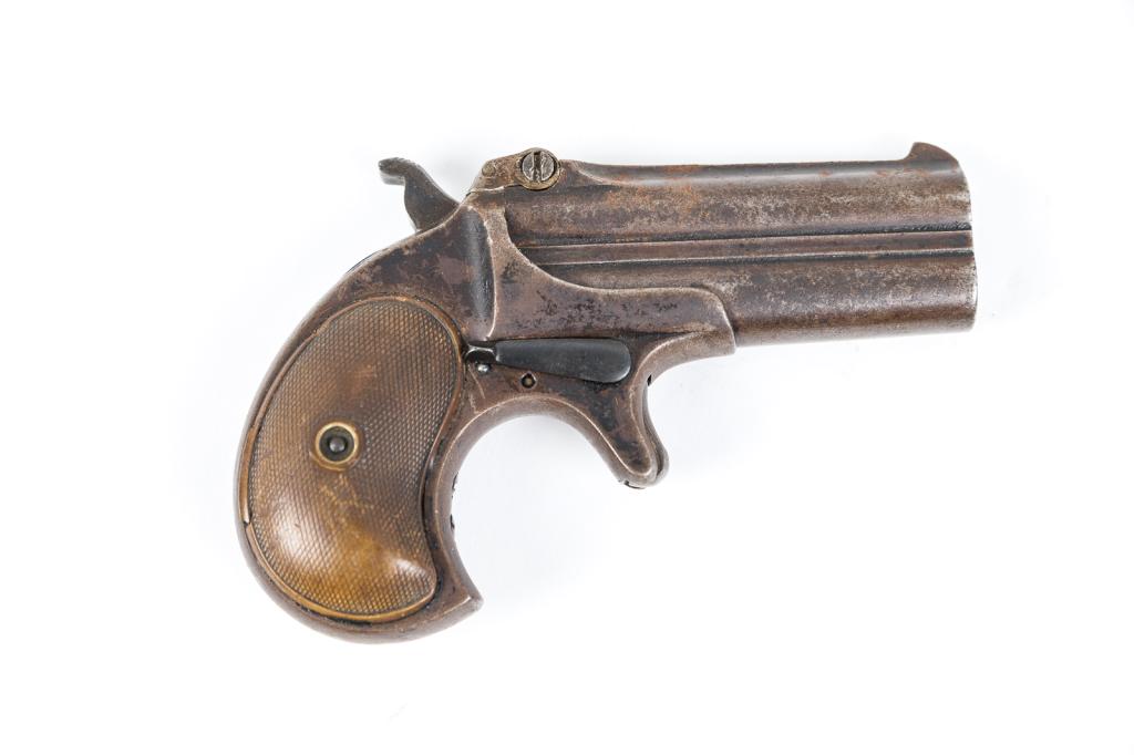 Remington Model 95 Double Barrel (over / Under) Derringer Pocket Pistol.