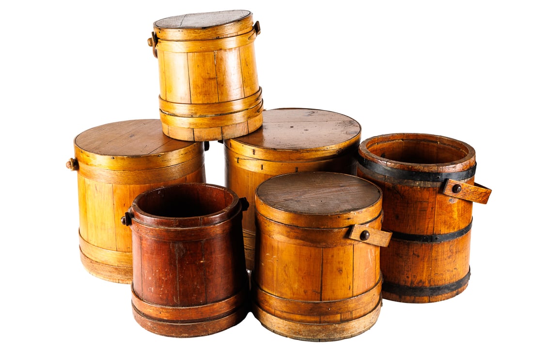 GROUP OF FIRKINS. (1 of 11)