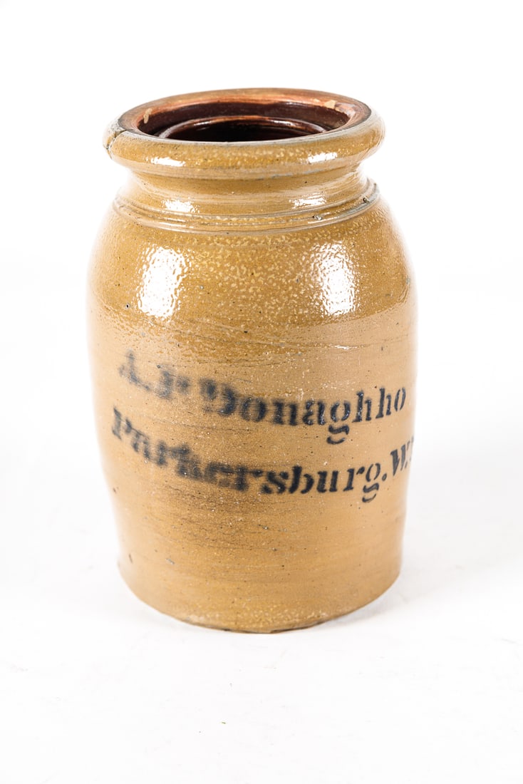 STONEWARE CANNING JAR. (1 of 3)